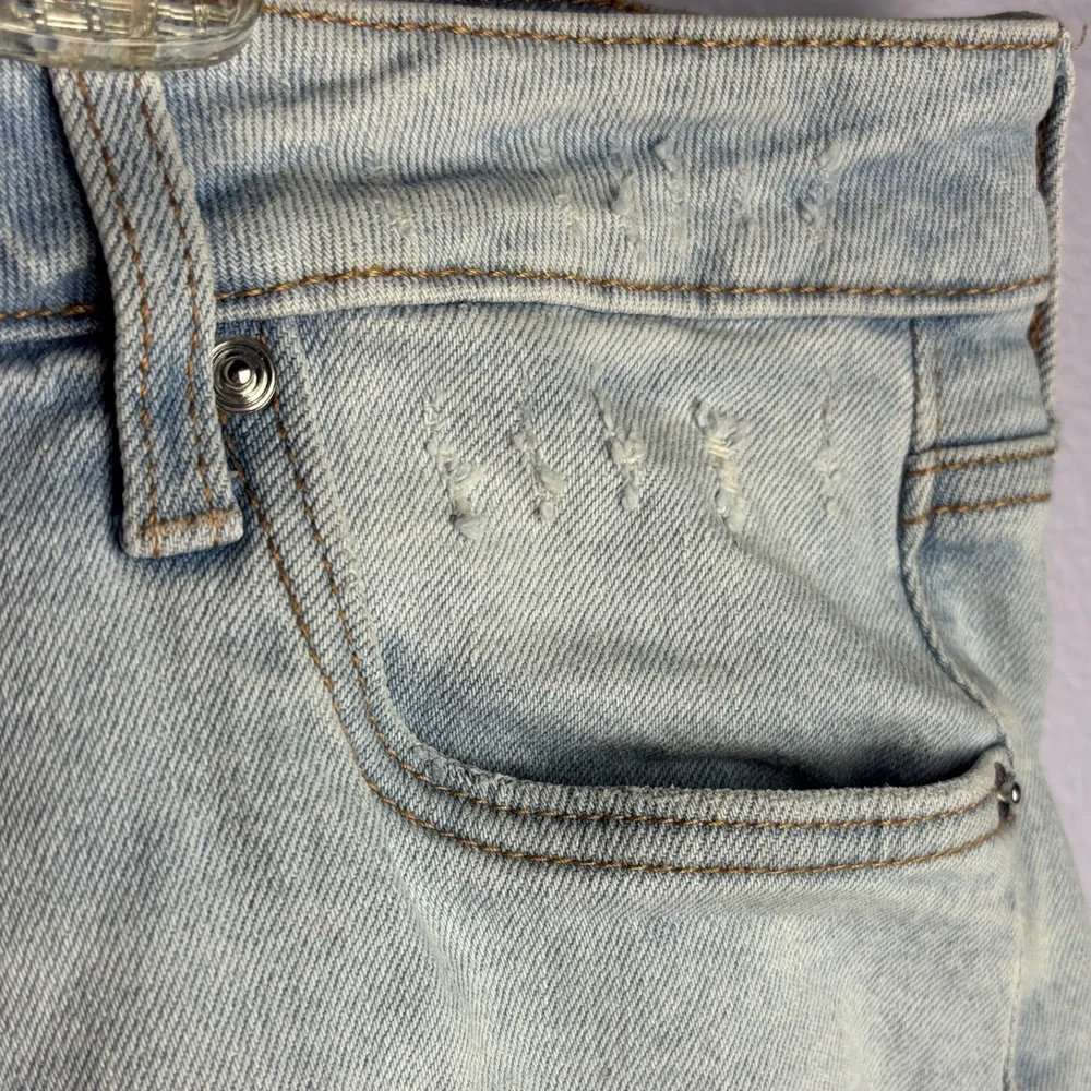 Celebrity Pink - Cuffed Light Wash Distressed Jean Shorts